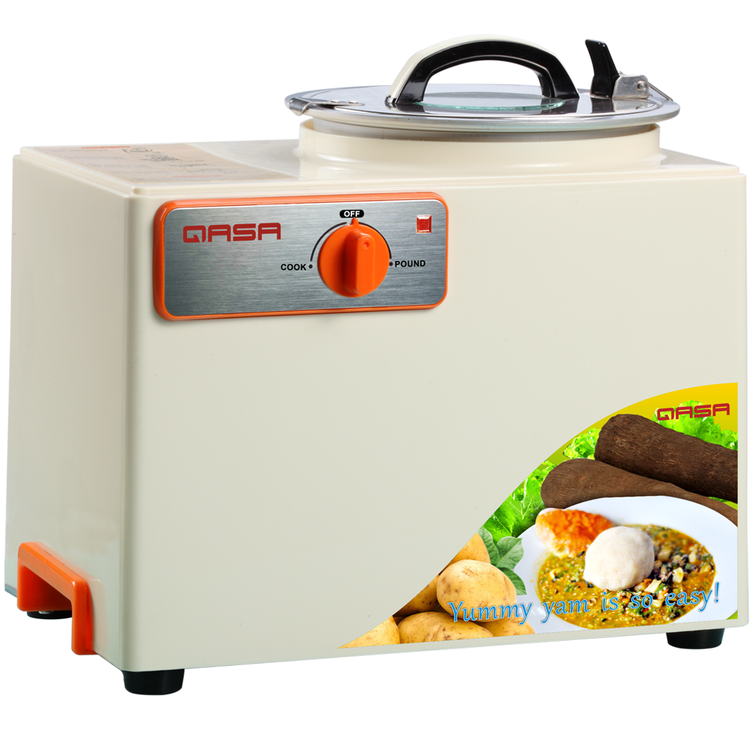 Qasa Yam Pounder & Cooker QYP-6000- Cooks And Pound