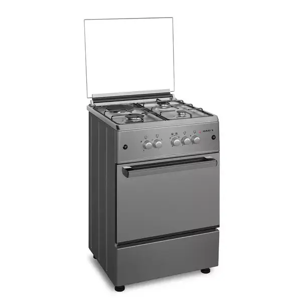 Maxi 60*60 (3+1) Burner Gas Cooker - INOX
