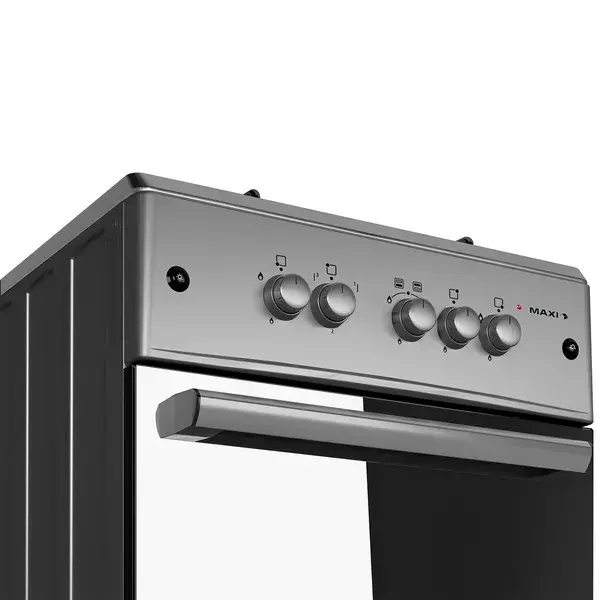 Maxi 60*60 (3+1) Burner Gas Cooker - INOX - Image 2