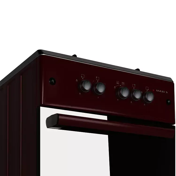 Maxi 60*60 (3+1) Burner Gas Cooker Red - Image 3